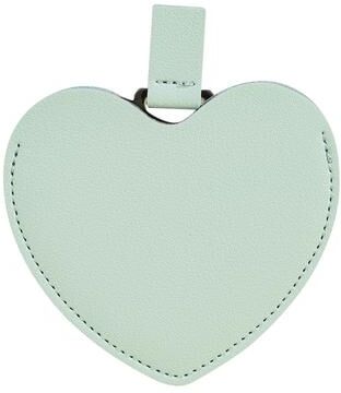Fusion Finds PU Leather Compact Pocket Mirror Stainless Steel Credit Card Travel Makeup Mirror For Purse blue