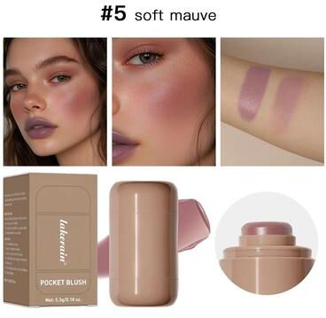 Uplift Essentials 3 in 1 Cream Blush & Radiant Lip Glow Stick soft Mauve