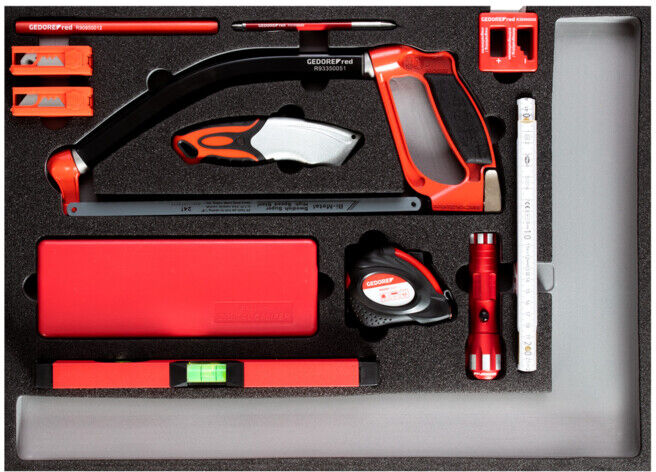 Gedore R22350004 Set d’outils pour instruments de mesure + coupes 1/1 module CT ; Gedore Red (3301685)