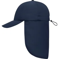 Basecap UV-Schutz "MB6243" mit Nackenschutz - navy