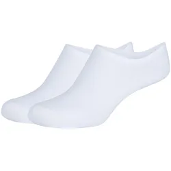 2er Pack Tamaris Silky Touch Bamboo No-Show Socken Damen 1000 - white 35-38