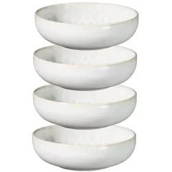 MÄSER Schüssel 16 cm UNO  4er Set, Traditional Tiles weiss, 581189