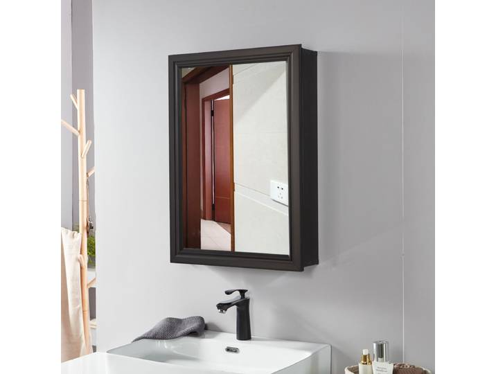 Usine nouveau Design moderne rangement étagère murale en aluminium salle de bain armoire combinaison salle de bain intelligent étanche miroir armoire