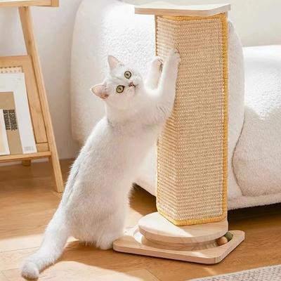 Inspire Select Natural Sisal Cat Scratching Mat Durable Floor Scratch Pad & Furniture Protector For Cats 7.9 X 15.7 In