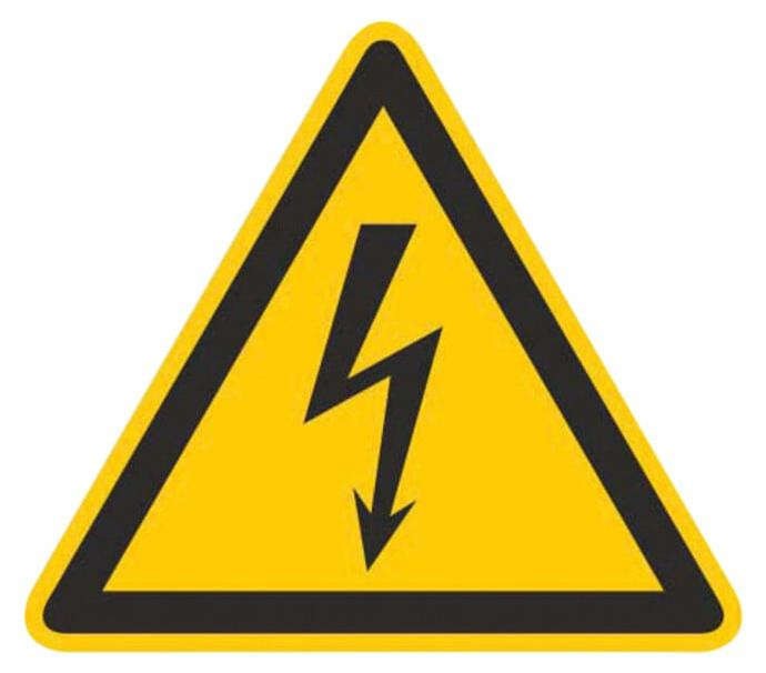 CIMCO Waarschuwingsbord Elektrische Spanning 182720
