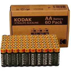 Kodak Xtralife (60 Stk., AA, 2700 mAh), Batterien + Akkus
