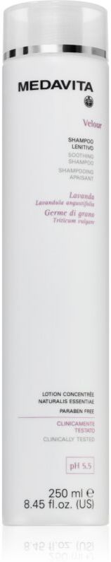Medavita Velour Soothing Shampoo Soothing Shampoo for sensitive and irritated skin 250 ml