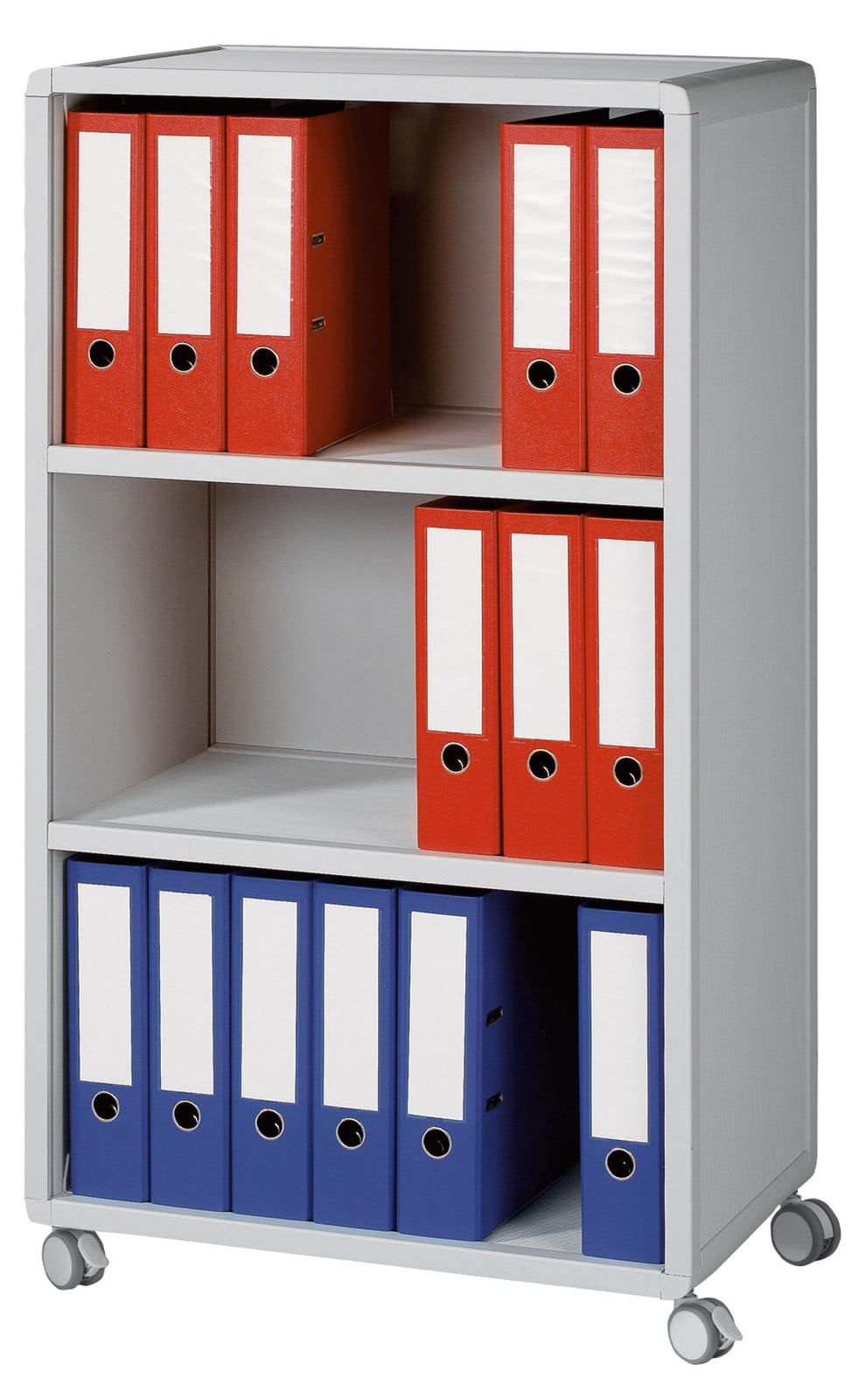 Paper Flow Archiefwagen, Grijs, B: 65,1 cm, H: 124,6 cm, D: 33 cm