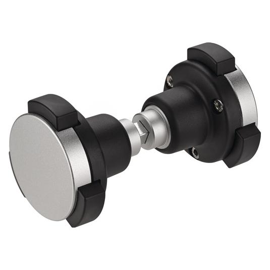 Amf Knopfdrückerpaar 490GN Material Edelstahl drehbar Vierkantstift 8 mm (555224)