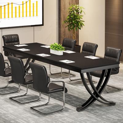 1Easylife 6.5FT Conference Table for 6-8 People , 78 inch Long Rectangular Seminar Table