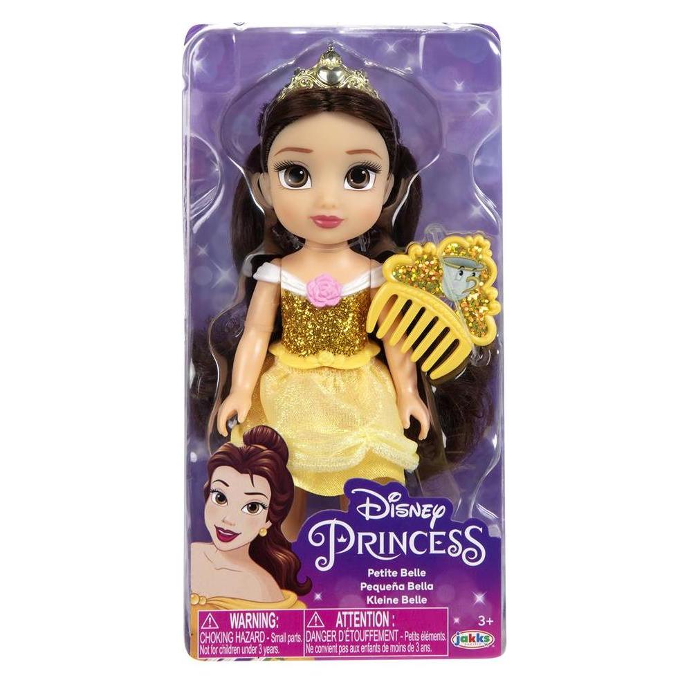 Jakks Pacific Disney Princess 6 Inch Petite Doll with Comb Belle (218644)