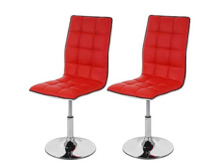ESSZIMMERSTUHL Rot 2er-Set