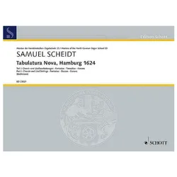 Tabulatura nova Band 1 für Orgel, Fachbücher von Samuel Scheidt