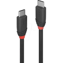 LINDY 36906 - USB 20 Gb/s Kabel, 60 W, 4K 60Hz, 1,0 m