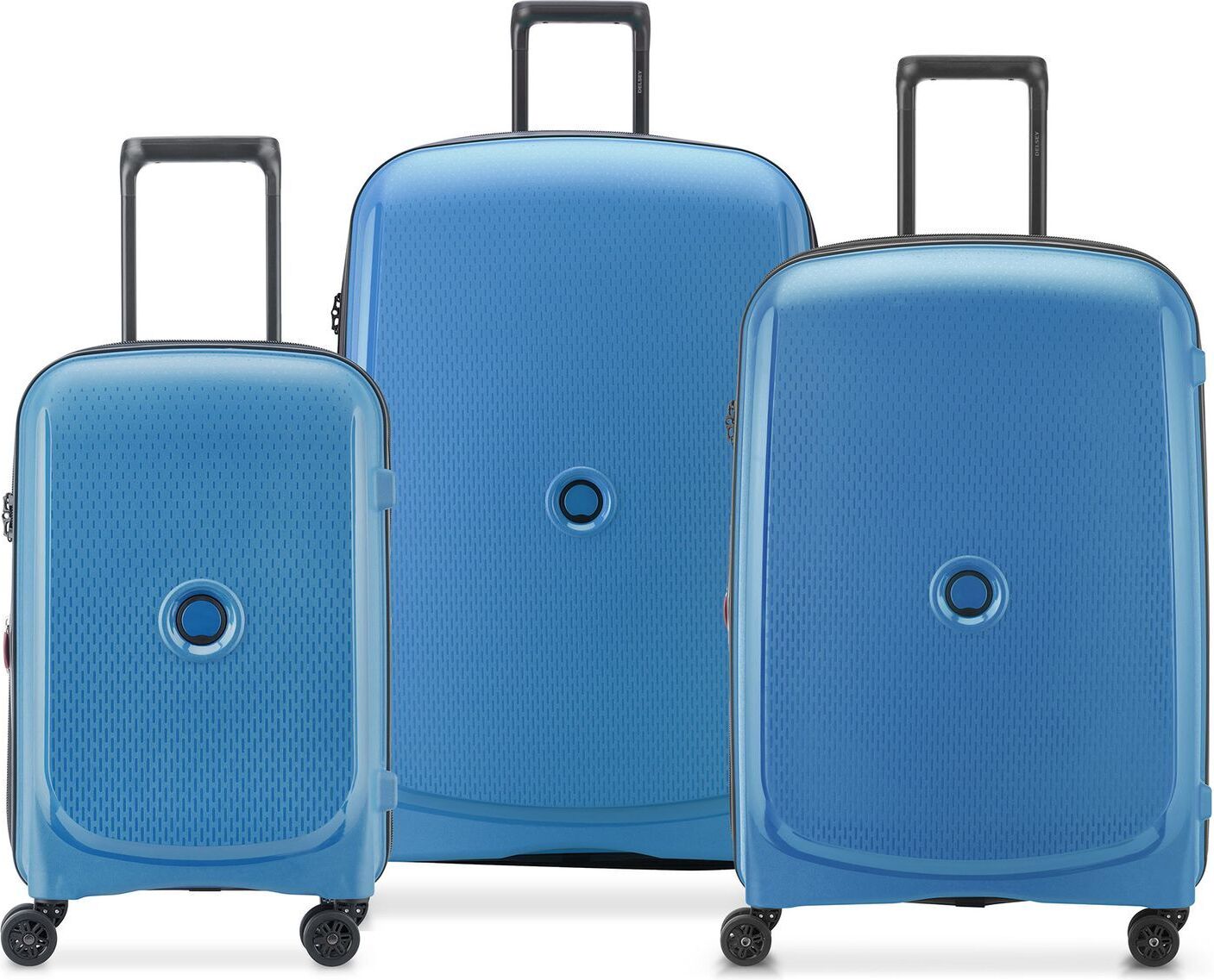 DELSEY PARIS Belmont Plus Expandable 4 Double Rolls Trolley XL / L / S XL Zinc Blue blau 83cm