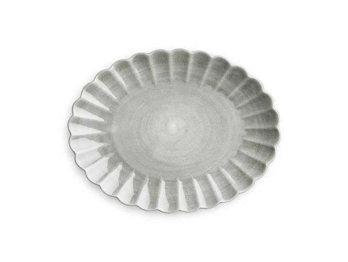 Mateus Plat Oyster 30x35 cm Gris