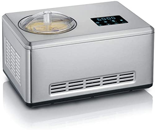 Severin EZ 7405 2-in-1 ijsmachine met yoghurtfunctie, zilver
