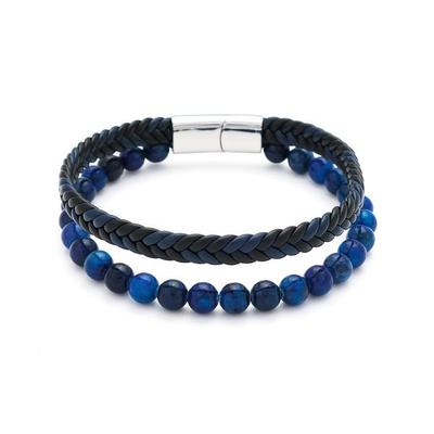 Edelsteinarmband Doppio Sodalith/Lapislazuli