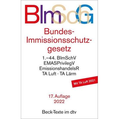 Bundes-Immissionsschutzgesetz, Taschenbuch von , dtv, 978-3-406-78453-8