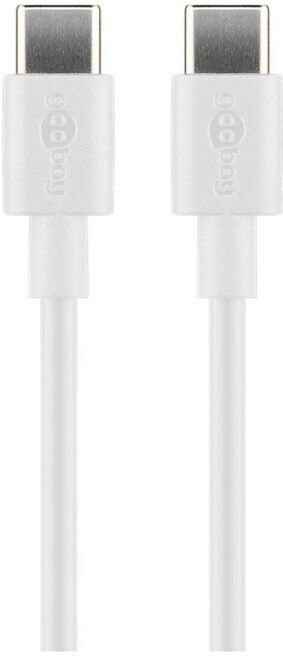 Goobay Câble de charge Sync 0,5 m USB-C blanc (66315)