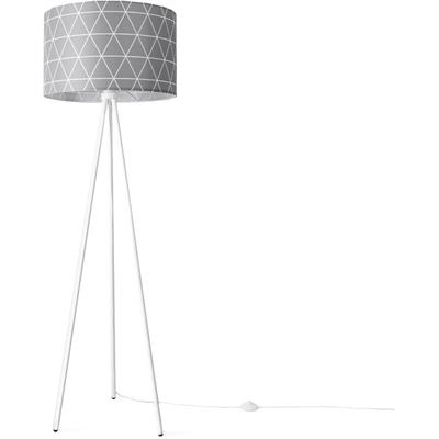 PACO HOME Stehlampe "Trina Stella", weiß, H: 148,5cm, Leuchten, Standleuchte Wohnzimmer Schlafzimmer E27 Skandi Pink Grau Blau Deko, Stehlampe