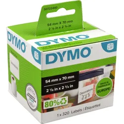 Dymo Labelwriter-Etiketten 99015 (S0722440) weiß, 54 x 70mm, 320 St.