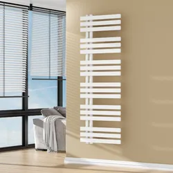 Handtuchheizkörper Slidre 140x50 cm Weiß [neu.haus]