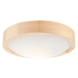 LED Deckenleuchte Lampe Kiefer 1-flammig gewölbt 27 cm E27 LD-PD-8.1 SOSNA