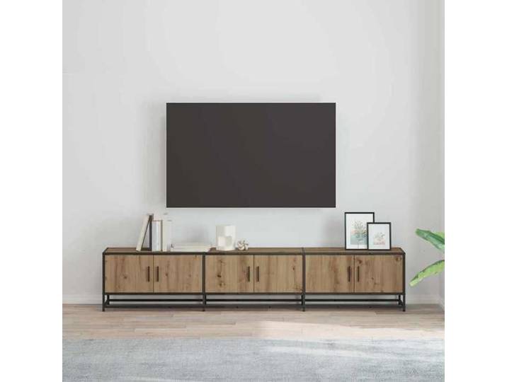 2 Parcel - MEUBLE - Unites TV 2 pcs Chêne artisanal 210x35x41 cm_2 ans garantie_02_3401