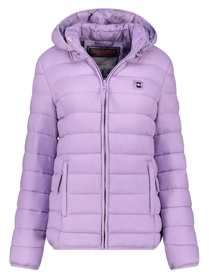 ANAPURNA Steppjacke ''Akitalana Hood'' in Flieder - XXL