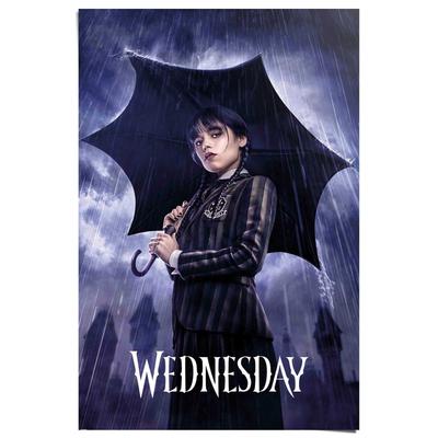 Poster REINDERS "Wednesday", lila (farbe bild(er): lila), B:61cm H:91,5cm T:0,1cm, Papier, Bilder, Poster