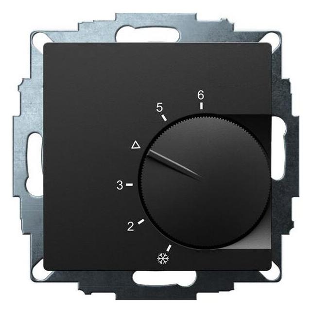 Eberle Controls Unterputz-Raumtemperaturregler (UTE1003-Schwarz-M-55-Eberle-)