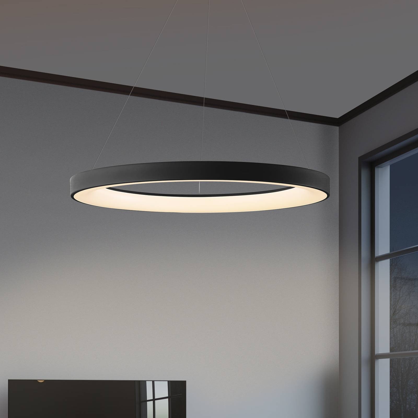Mantra Iluminación Hanglamp, zwart, modern, dimbaar, led, metaal