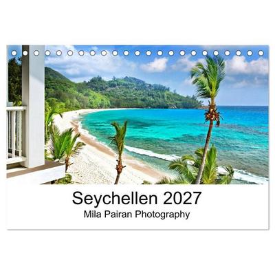 Seychellen Paradies 2027 (Tischkalender 2027 DIN A5 quer), CALVENDO Monatskalender