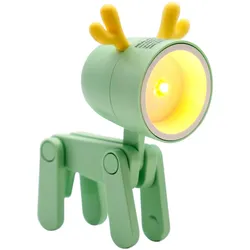 RealPower LED-Tier Taschenlampe Grünes Rentier