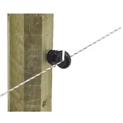 AKO, Gartenzaun, Ringisolator Easy Drill EDX, Stütze, 75St im Eimer inkl. Einschrauber