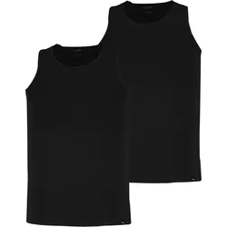 PUMA Herren Tank Tops, 2er Pack - Tank Top 2P, Unterhemd, Rundhals, Regular Fit Schwarz / M