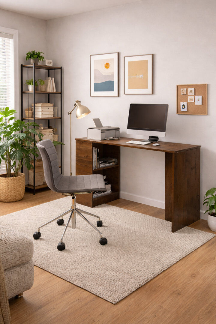 Latitude Run Mikami Writing Desk Dark Ash