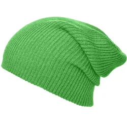 Strick-Beanie "MB7955" Knitted Lone - lime green