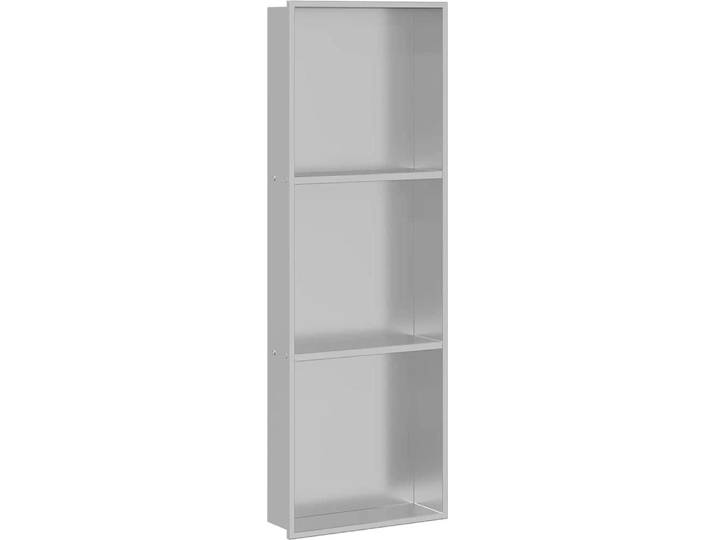 vidaXL Cabine de douche argentée 90 x 30 x 9\,5 cm Acier inoxydable