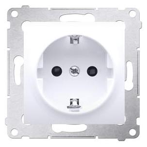 Kontakt Simon Steckdose einfach geerdet Schuko 16A IP20 weiss (DGSz1CZ.01 (WMDW-0311Sx-011)