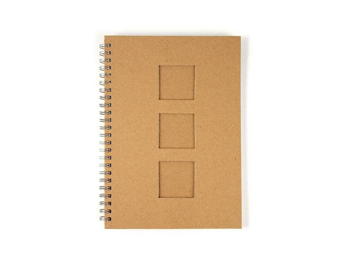 Rayher Notizbuch mit Passepartoutstanzung DIN A5 60 Blatt