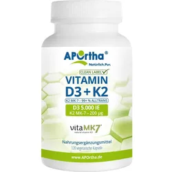 Vitamin D3 5.000 Ie + Vitamin K2 Vitamk7 120 ST