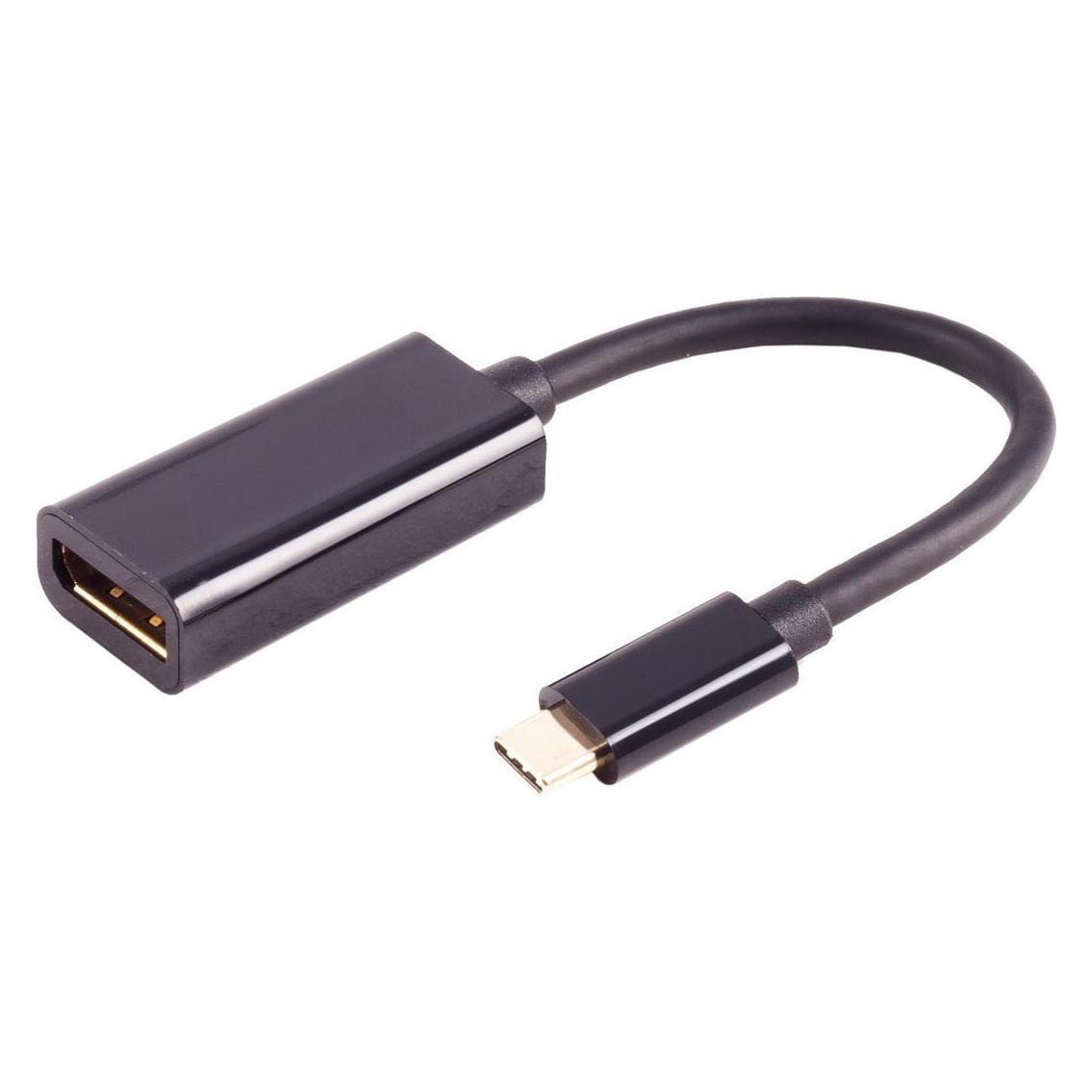 Shiverpeaks -BASIC-S--Adapter, USB Typ C-Stecker auf Displayport Buchse, 8K60Hz, schwarz (DisplayPort) (BS14-05061)