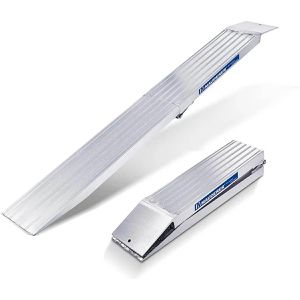 Mauderer Auffahrrampe SuperLeicht AOK35/04 2 Stück, klappbar, 350 cm Länge, Aluminium, 350 kg Tragkraft