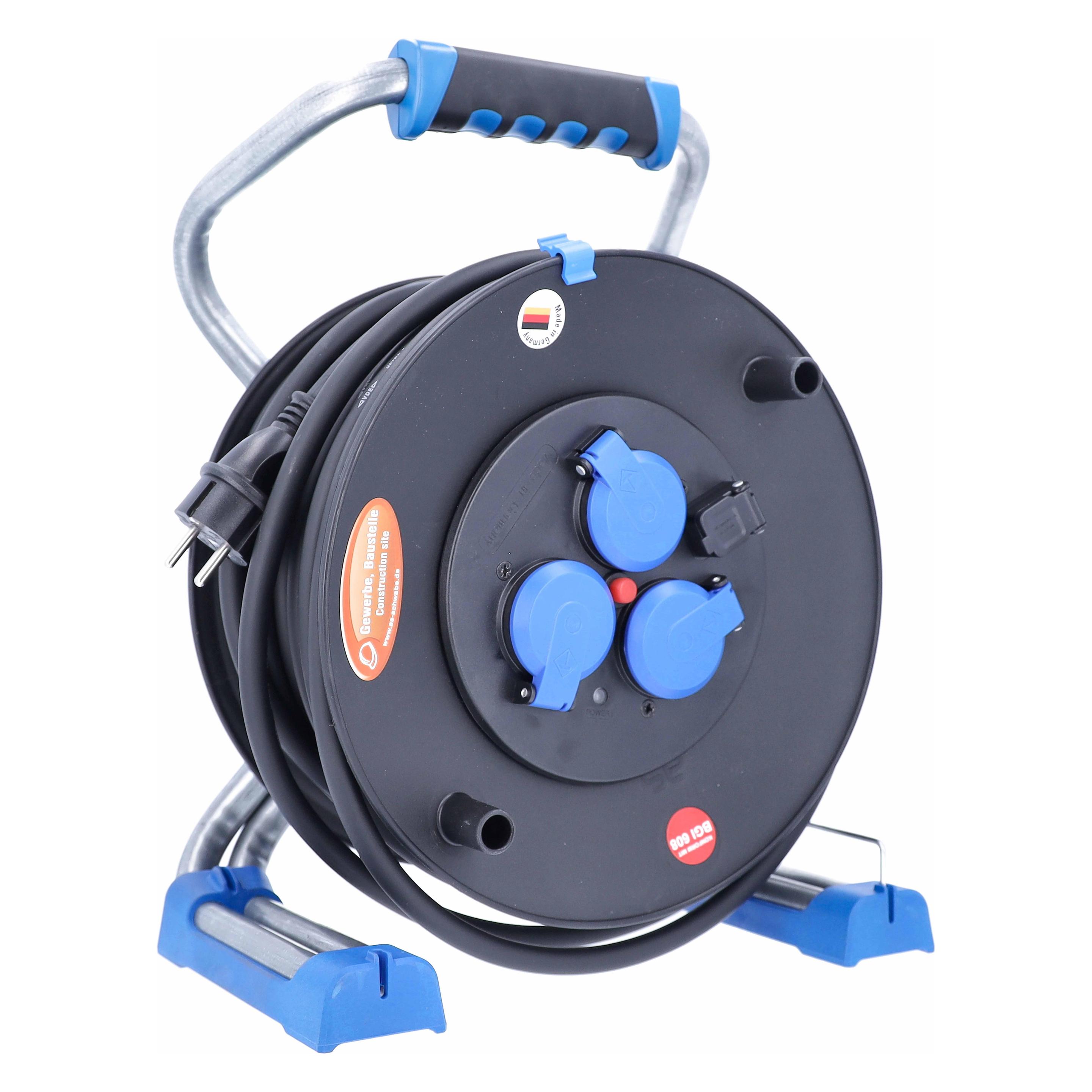 As - Schwabe Kunststoffkabeltrommel mit USB (33 m, 2.50 mm²) (22623)