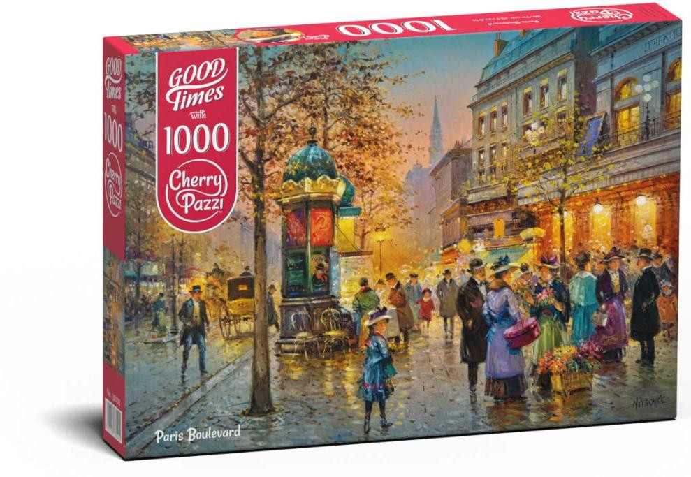 Cherry Pazzi Puzzel 1000 stukjes Parijs Boulevard 30202 van TIMARO