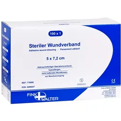 FIWA®med steril – Wundverband STERIL 5x7,2cm 100 St