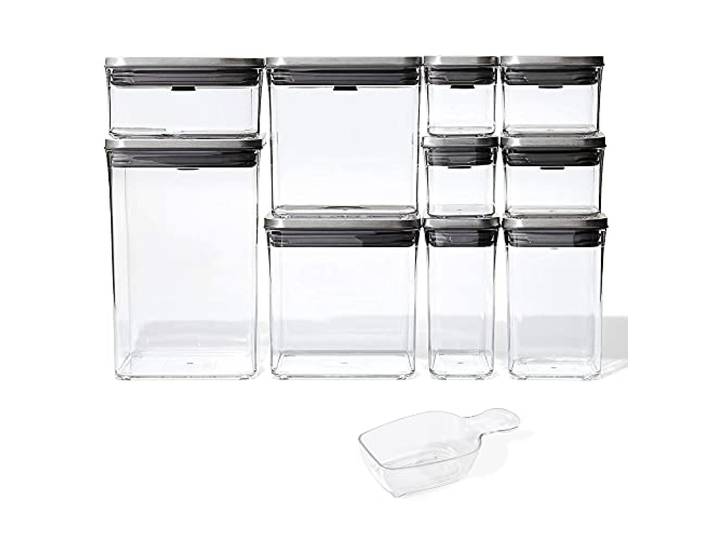 OXO SteeL POP-Behälter-Set, 12-teilig
