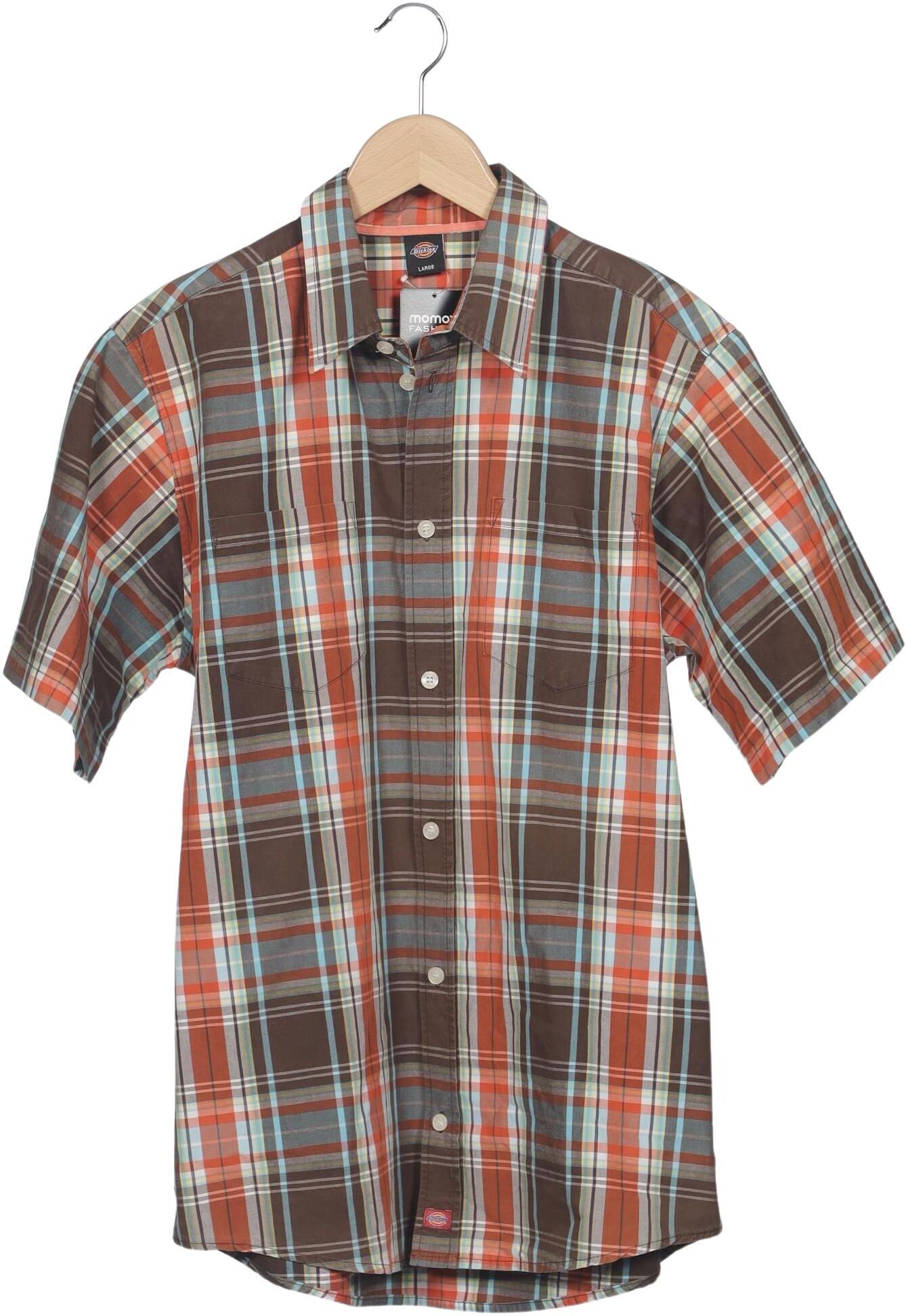 Dickies Herren Hemd, Mehrfarbig, Gr. L, Baumwolle - Second Hand